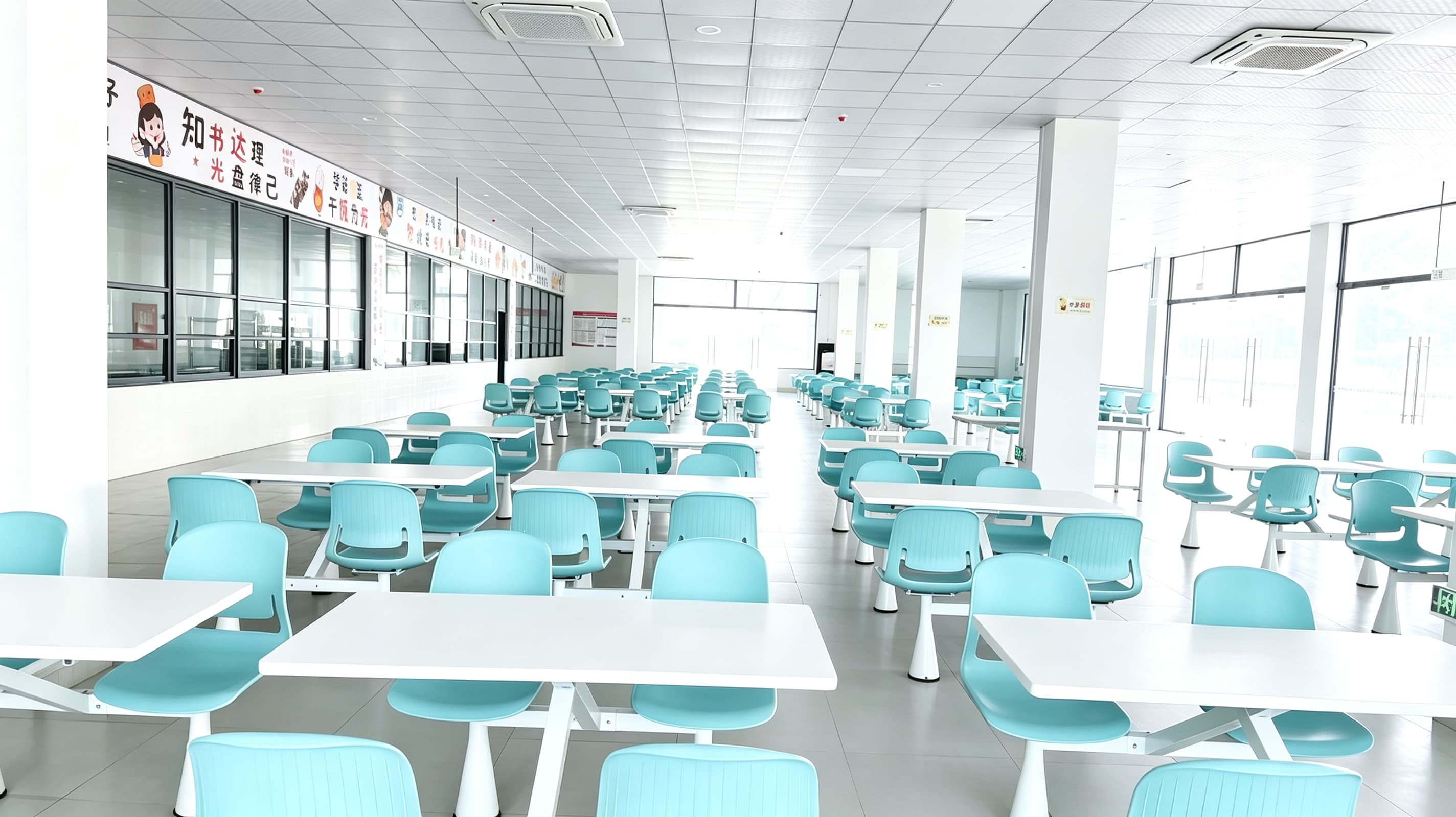 三人翰林单招学生餐厅实拍
